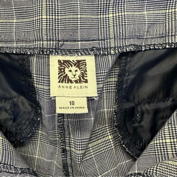 Anne Klein Plaid Slacks - Size 10 - Picture 4 of 7